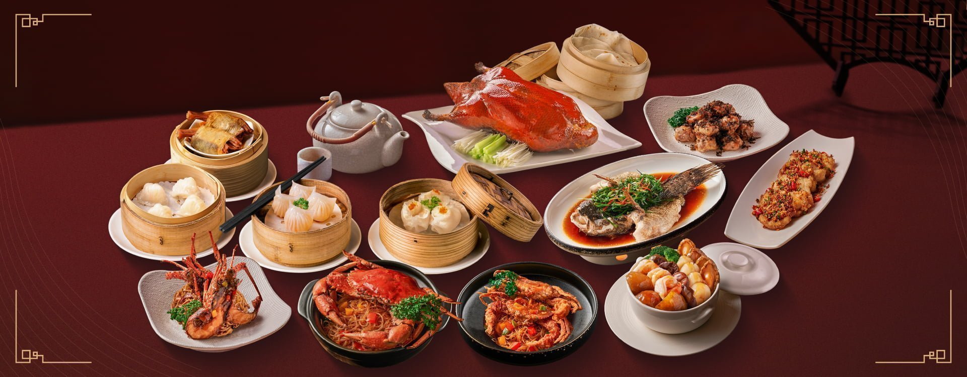 Traditional Chinese specialties at May Dynasty restaurant